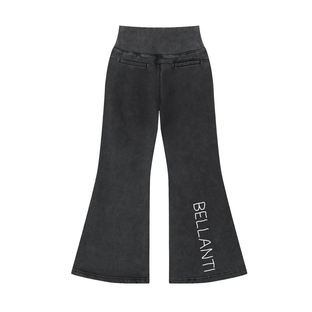 Vintage Flared Fleece Pants